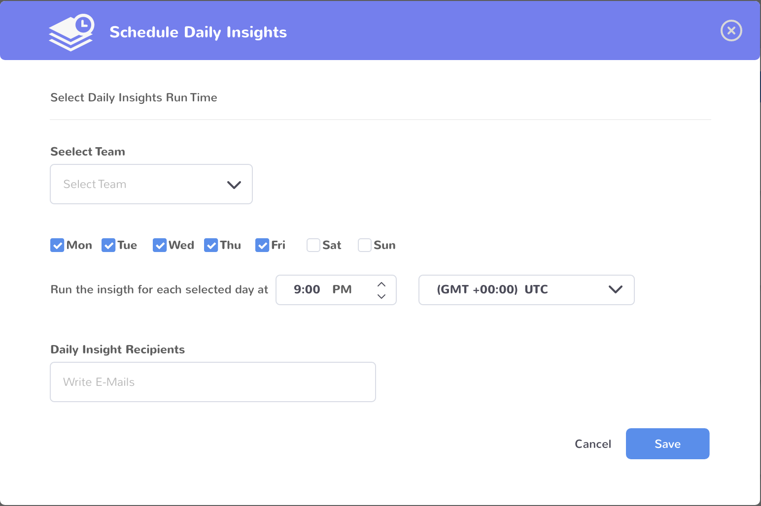 Contact Center Actionable Insights By Email