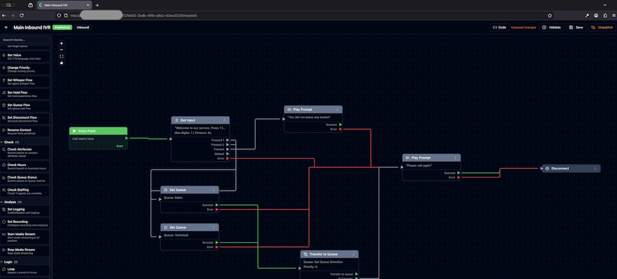 Comstice Outbound Dialer Admin