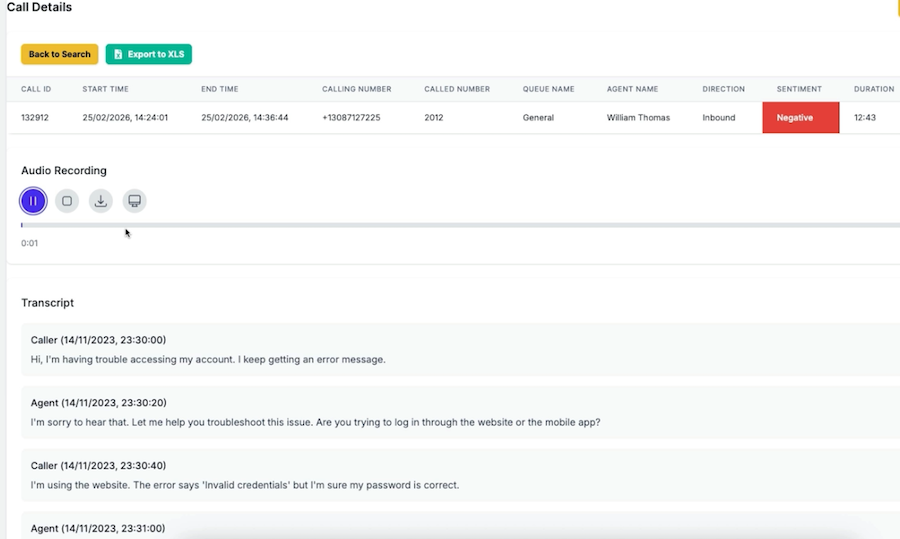 Comstice Outbound Dialer Admin