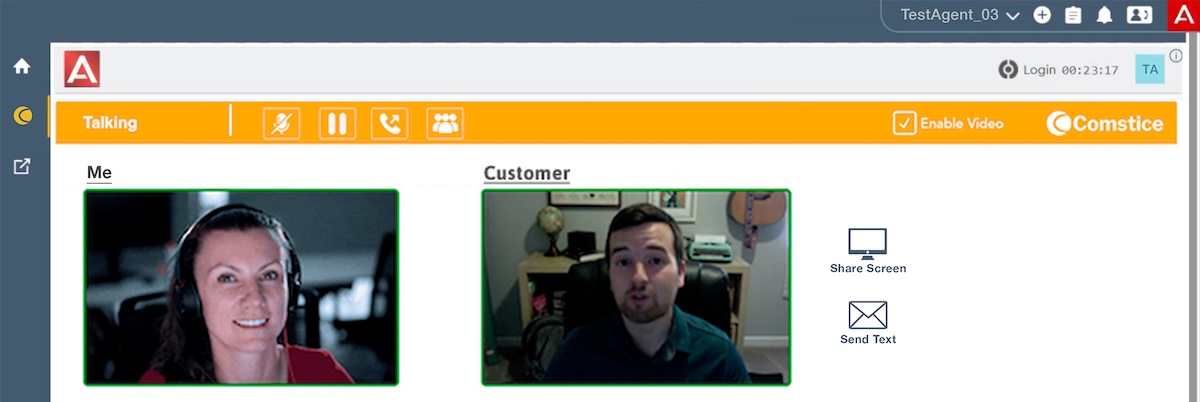 Avaya Workspaces Video Call Center Widget
