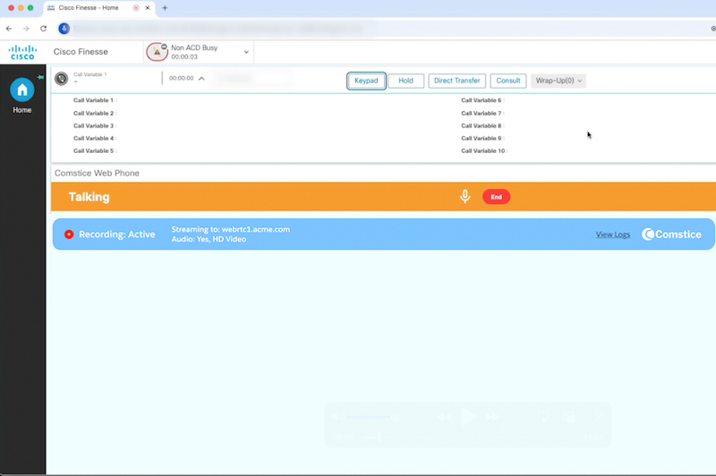 C Finesse Screen Recording