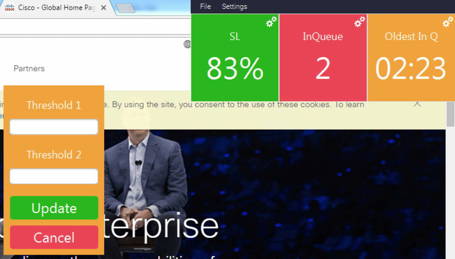 Genesys Wallboard