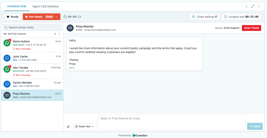 Avaya Messaging Gadget