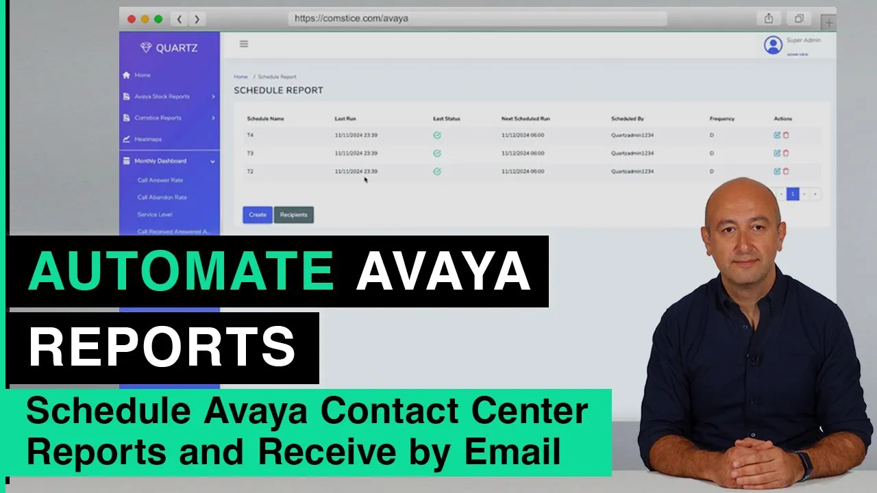 Avaya Call Reporting Automation