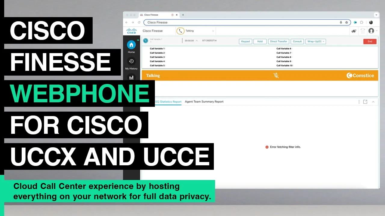 Cisco Finesse Webphone Gadget