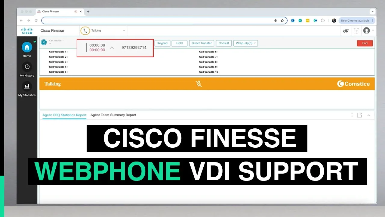 Cisco Finesse Webphone Gadget