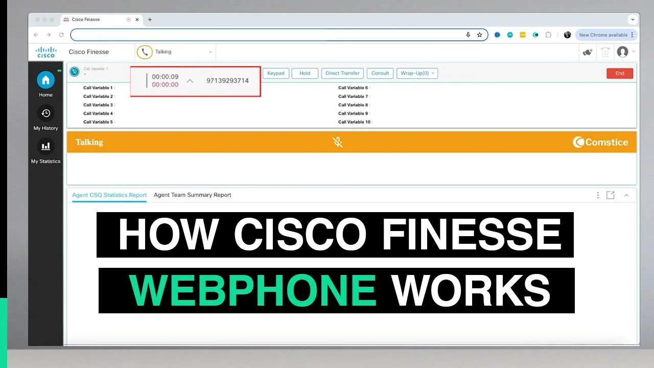 Cisco Finesse Webphone Gadget