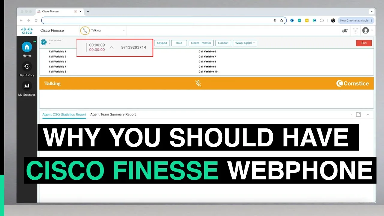 Cisco Finesse Webphone Gadget